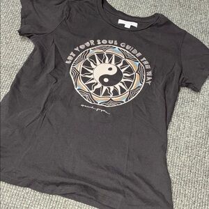 Spiritual Gangster Crew Neck Tee “Let Your Soul Guide The Way” Ying Yang Shirt